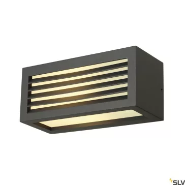 BOX-L antracit IP54 E27 kültéri fali lámpa