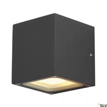 SITRA CUBE antracit IP44 GX53 kültéri fali lámpa
