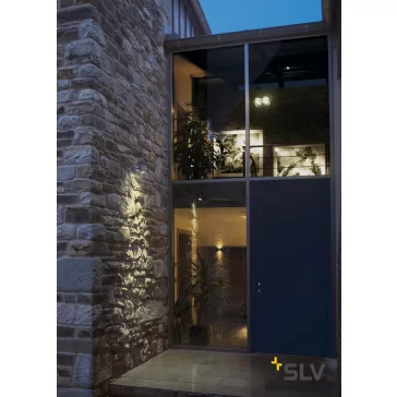   MYRA WALL szürke IP55 GU10 kültéri fali és mennyezeti állítható spot lámpa