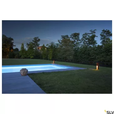   RUSTY SLOT 50 corten acél IP55 9W 3000K kültéri LED allólámpa