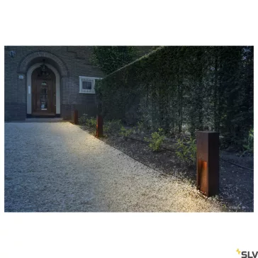   RUSTY SLOT 50 corten acél IP55 9W 3000K kültéri LED allólámpa