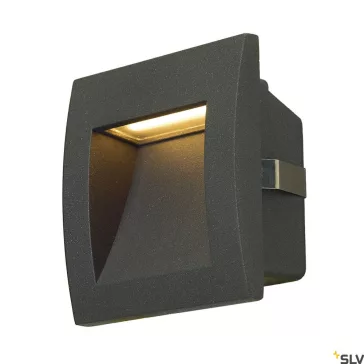   DOWNUNDER OUT LED S antracit-fekete IP55 2W 3000K falba süllyesztett kültéri útvonalmegvilágító lámpa