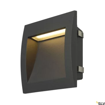   DOWNUNDER OUT LED L antracit-fekete IP55 4W 3000K falba süllyesztett kültéri útvonalmegvilágító lámpa
