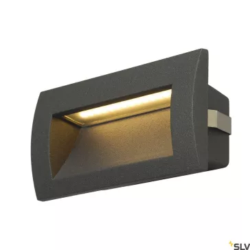   DOWNUNDER OUT LED M antracit-fekete IP55 3W 3000K falba süllyesztett kültéri útvonalmegvilágító lámpa