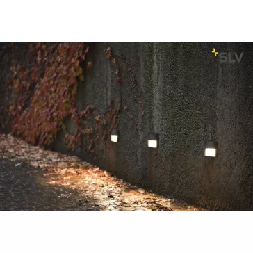   ADI IP55 antracit IP55 18W 3000K kültéri falba süllyeszthető útvonalvilágító LED lámpa