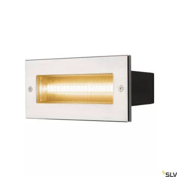   BRICK rozsdamentes acél IP65 10W 3000K kültéri süllyesztett útvonalmegvilágító fali LED lámpa