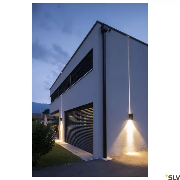 BIG THEO WALL LED antracit IP44 29W 3000K 24/2 ° aszimmetrikus fényű kültéri fali lámpa
