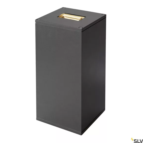BIG THEO WALL LED antracit IP44 29W 3000K 24/2 ° aszimmetrikus fényű kültéri fali lámpa