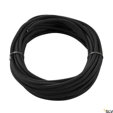 FABRIC CABLE fekete textil kábel