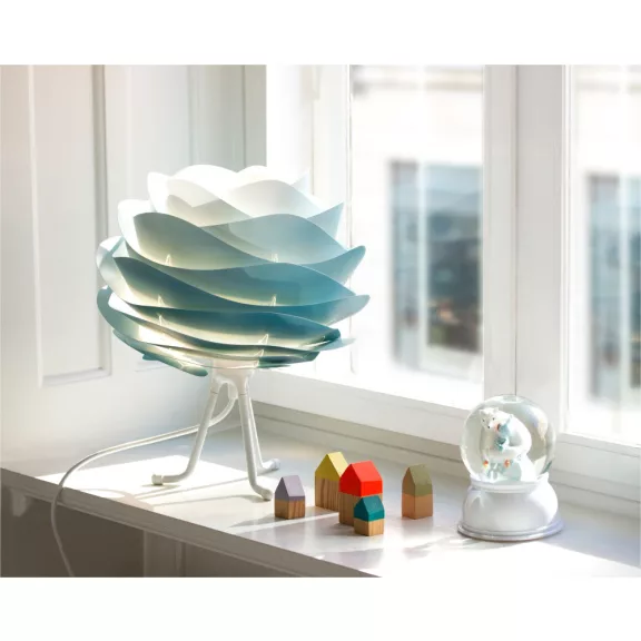 CARMINA MINI azúrkék 34cm-es lámpabúra