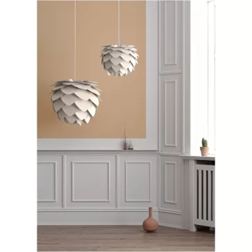 ALUVIA MINI gyöngyház 40cm-es alumínium lámpabúra