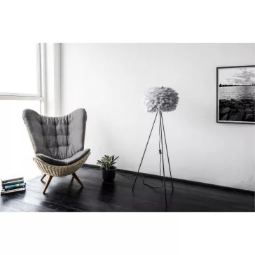   TRIPOD FLOOR fekete 110 cm magas abs-alumínium 3-ágú álló lámpa váz
