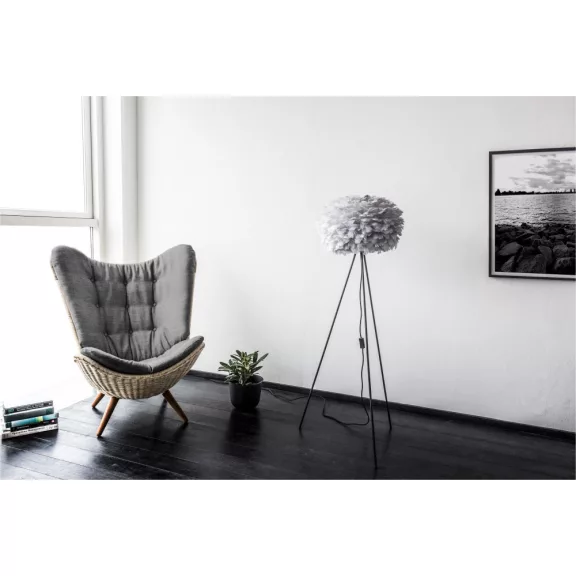 TRIPOD FLOOR fekete 110 cm magas abs-alumínium 3-ágú álló lámpa váz