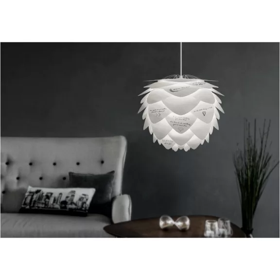 SILVIA MINI CREATE fehér DIY levélkészlet aquarell papír festhető lámpabúra kiegészítő